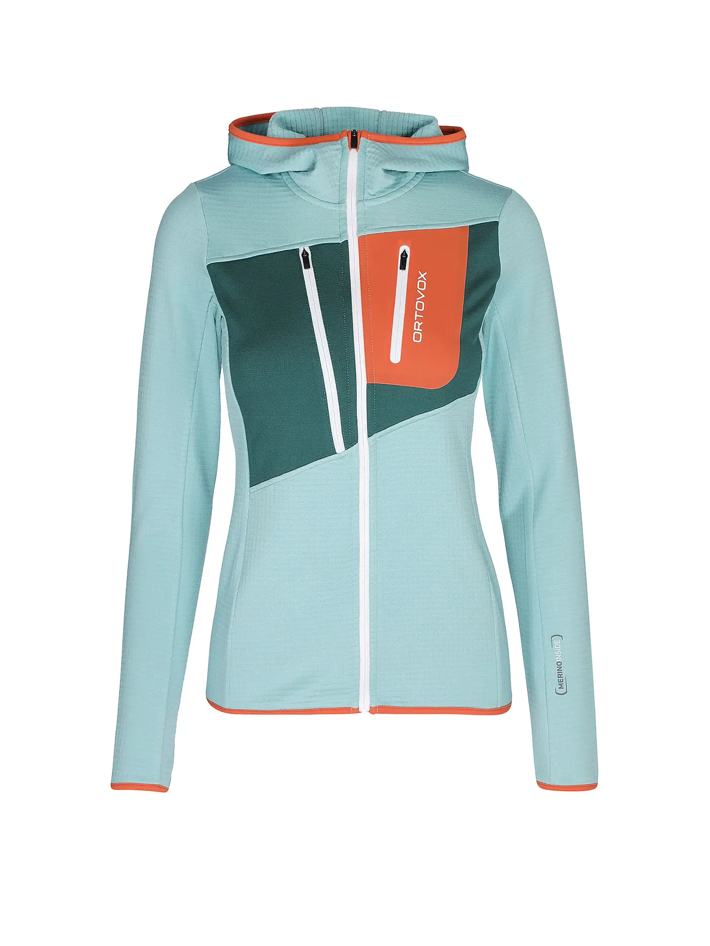 ORTOVOX | Damen Fleecejacke Grid Hoodie | 
